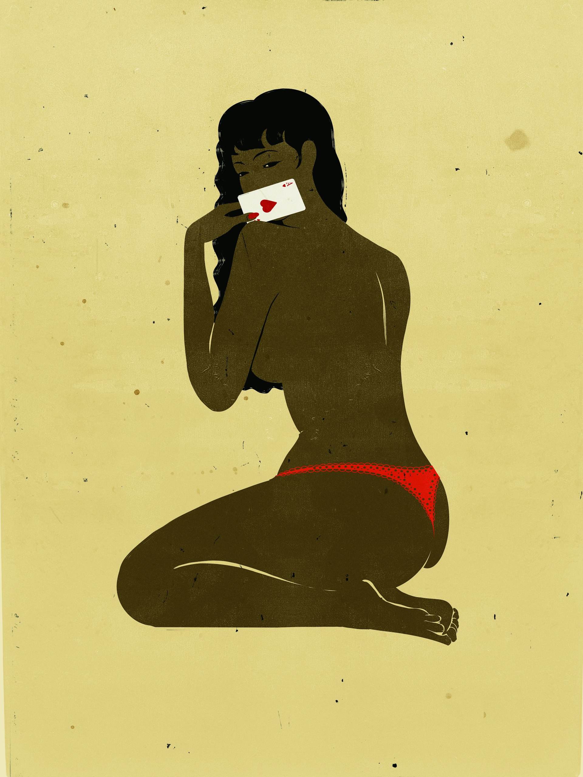 The woman and the game, by Shout for Yamamay, 2009