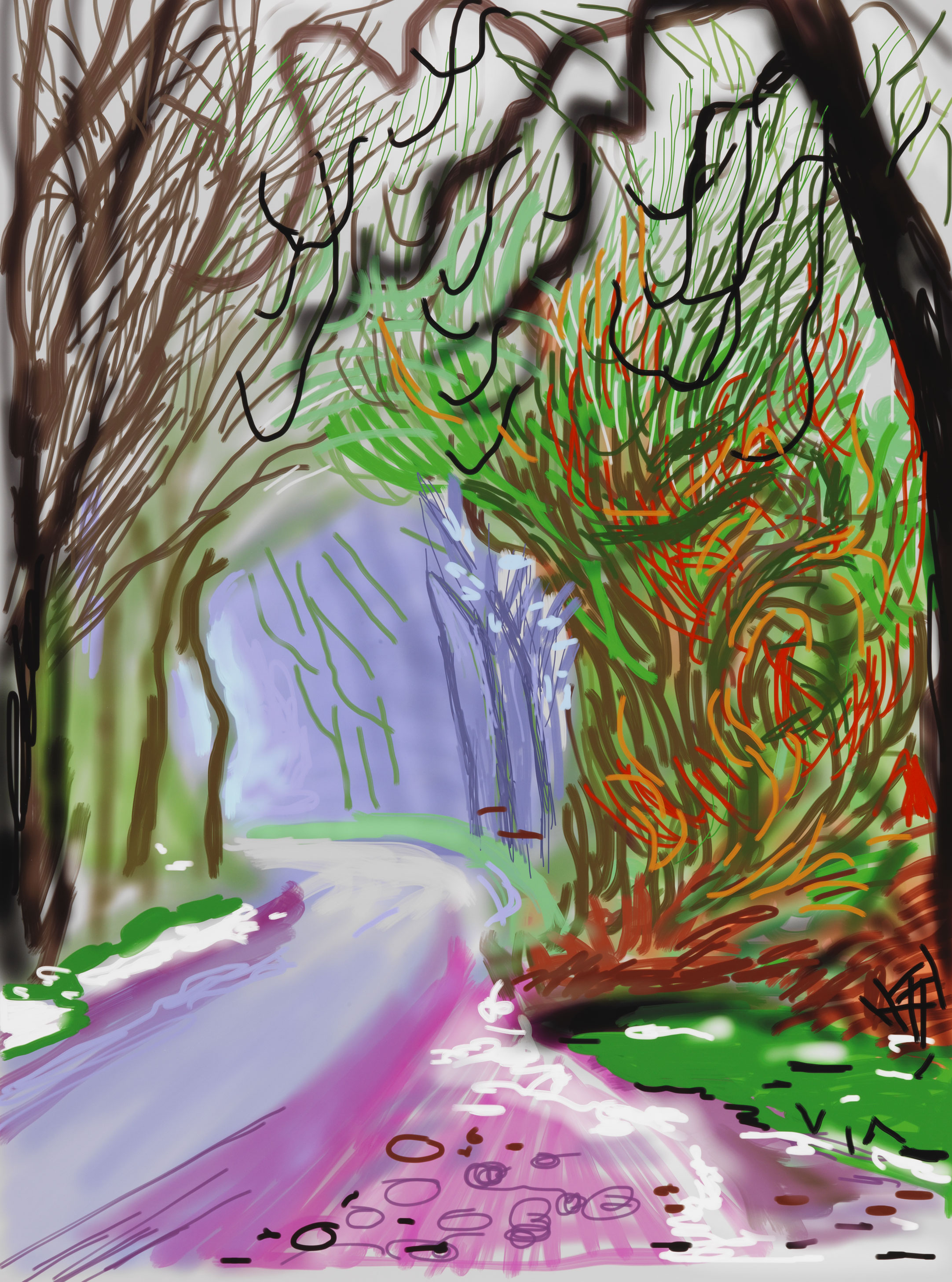 Hockney's Arrival of Spring - Design Week