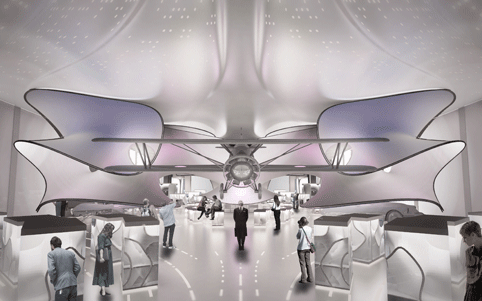 Zaha Hadid Interior Design Futuristic