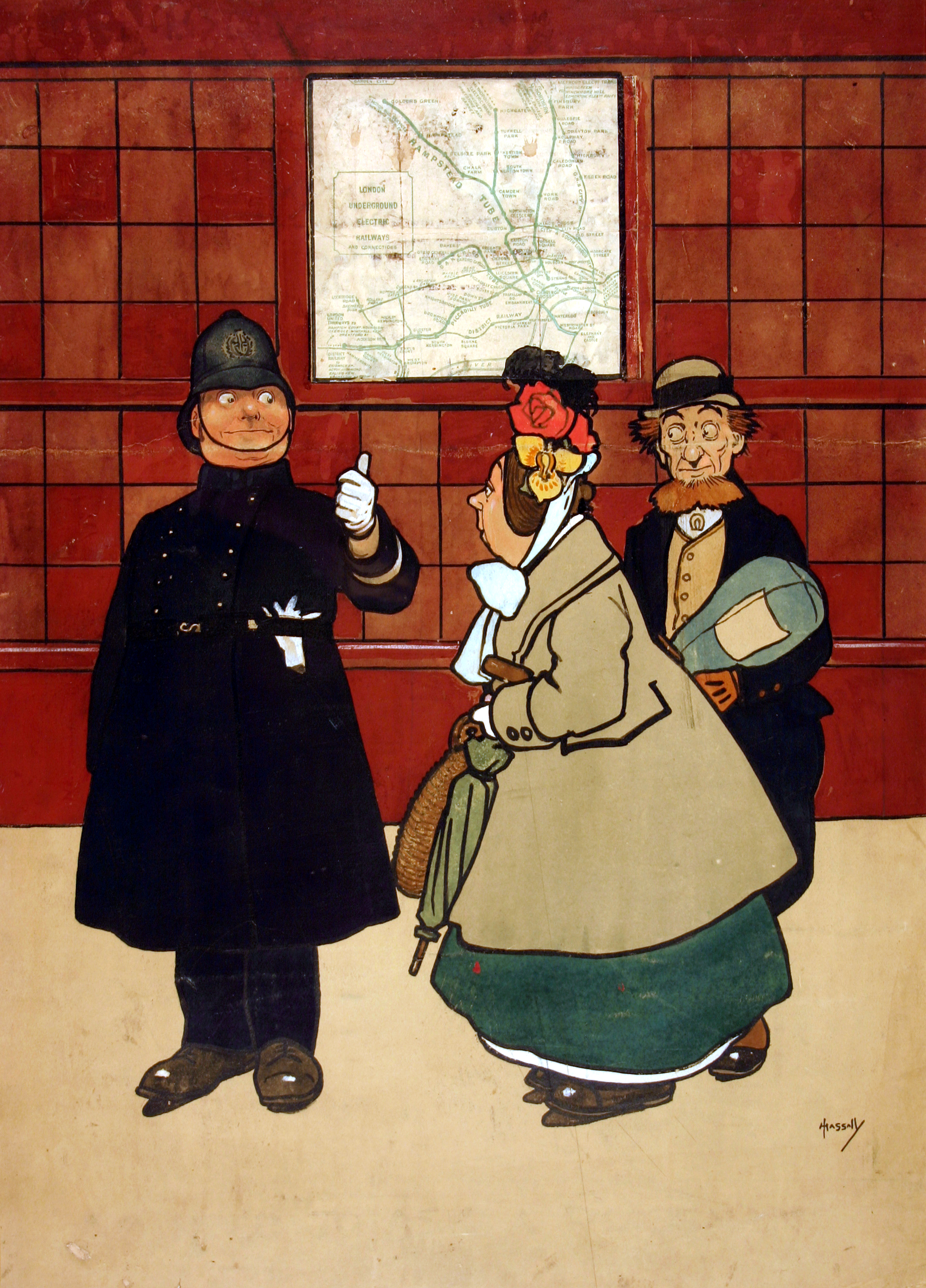 City Art Zone Vintage Fly the Tube London Underground 1979