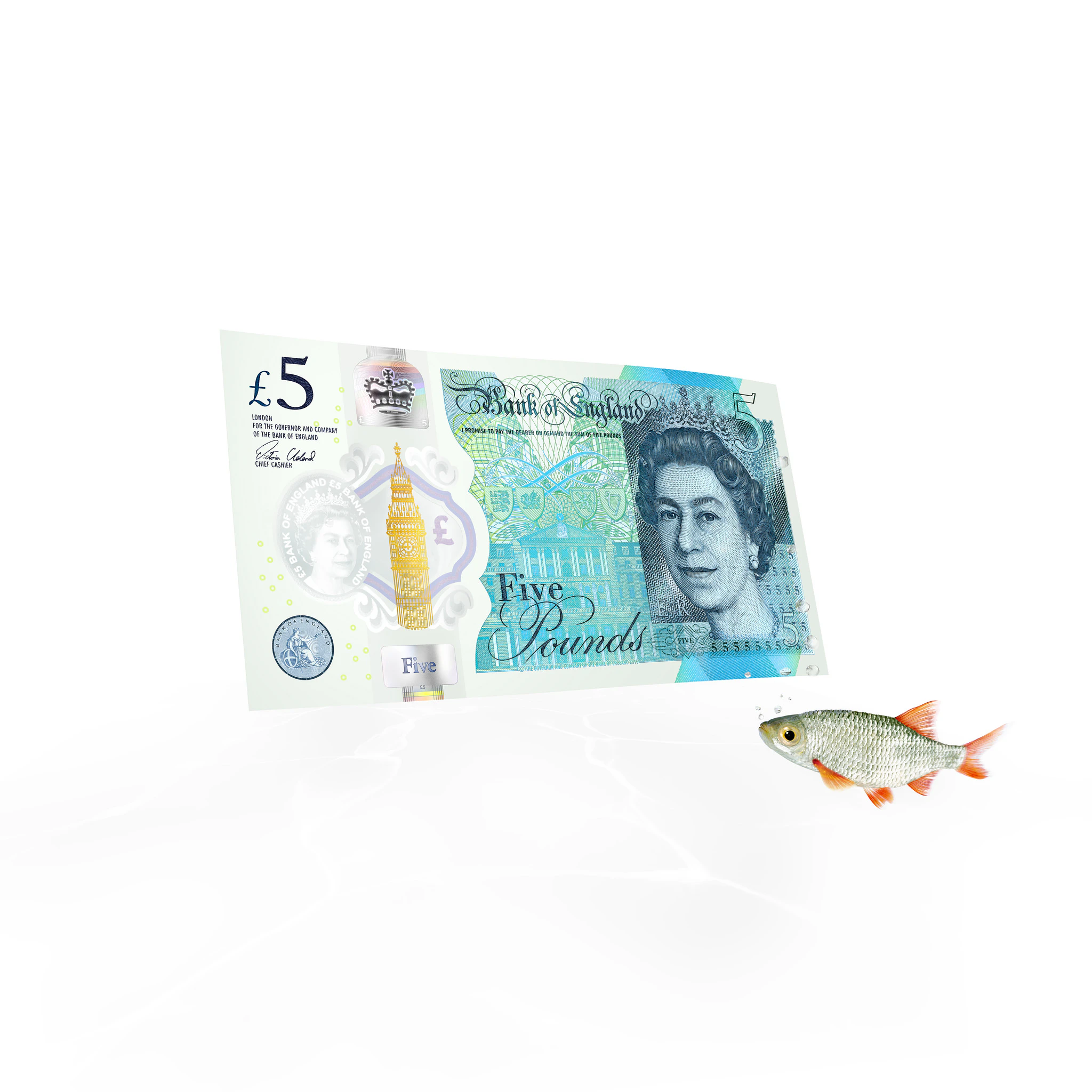 Redesigned “water-resistant” £5 note enters circulation - Design Week