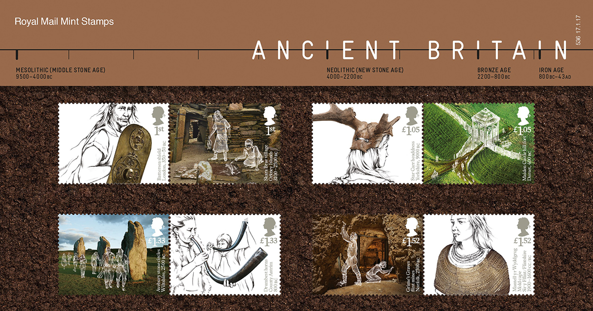 Royal Mail reveals prehistoric-themed stamps - Design Week