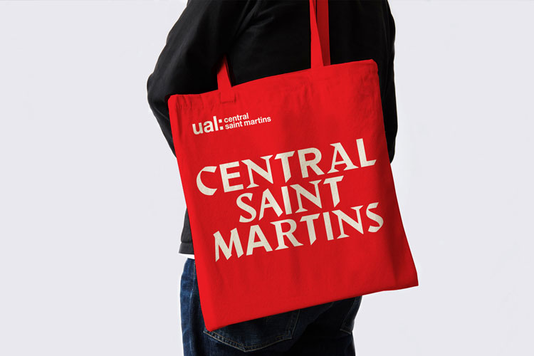 central saint martins トートバッグ