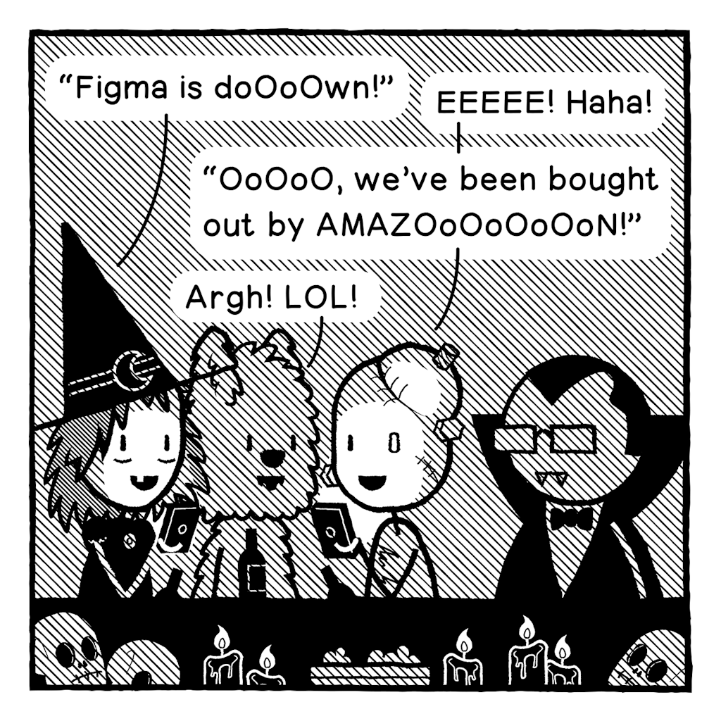 Scary Stories the weekly cartoon from Design Thinking Design Week