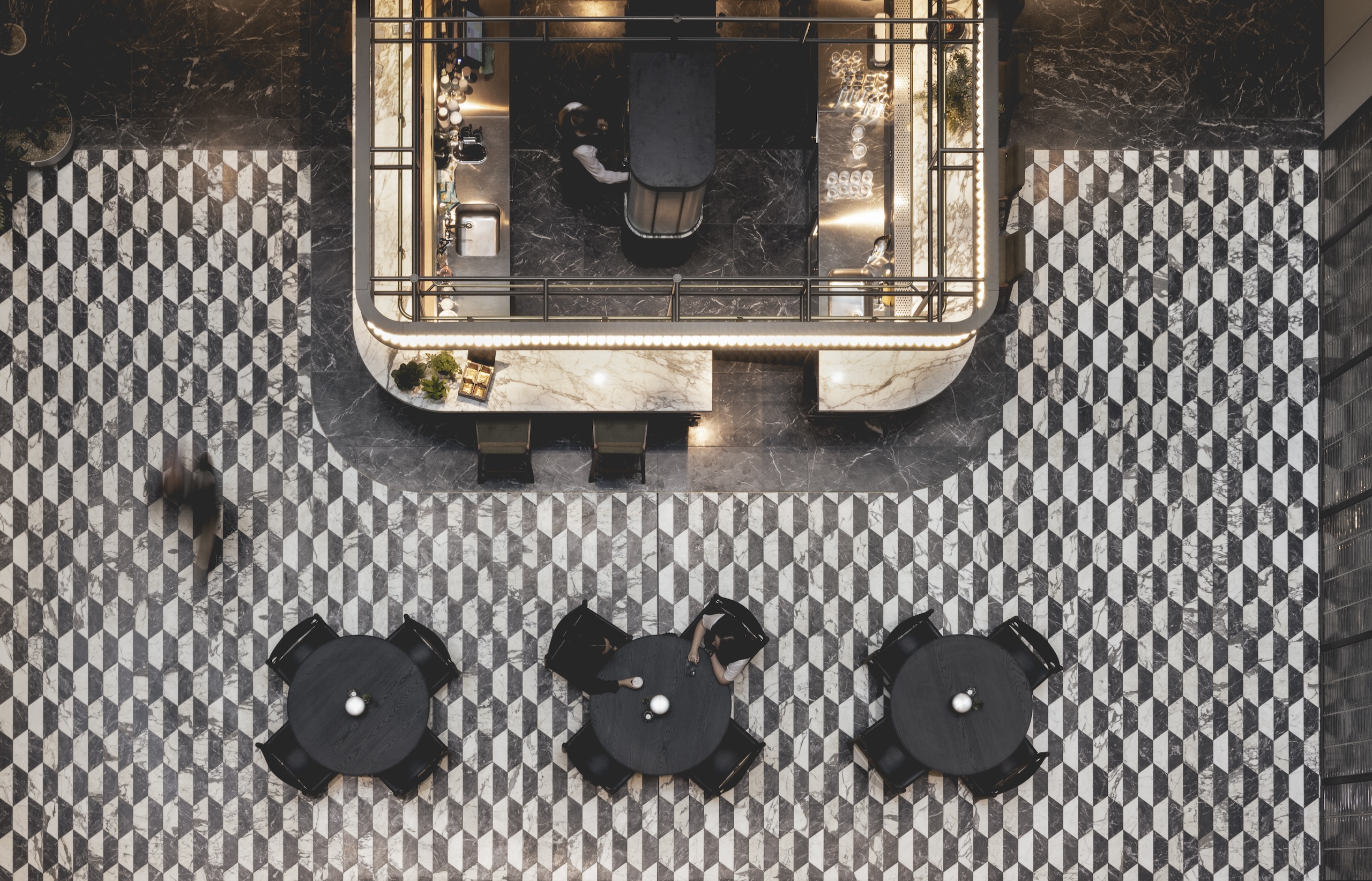 MoreySmith turns transient office reception into vibrant social space ...