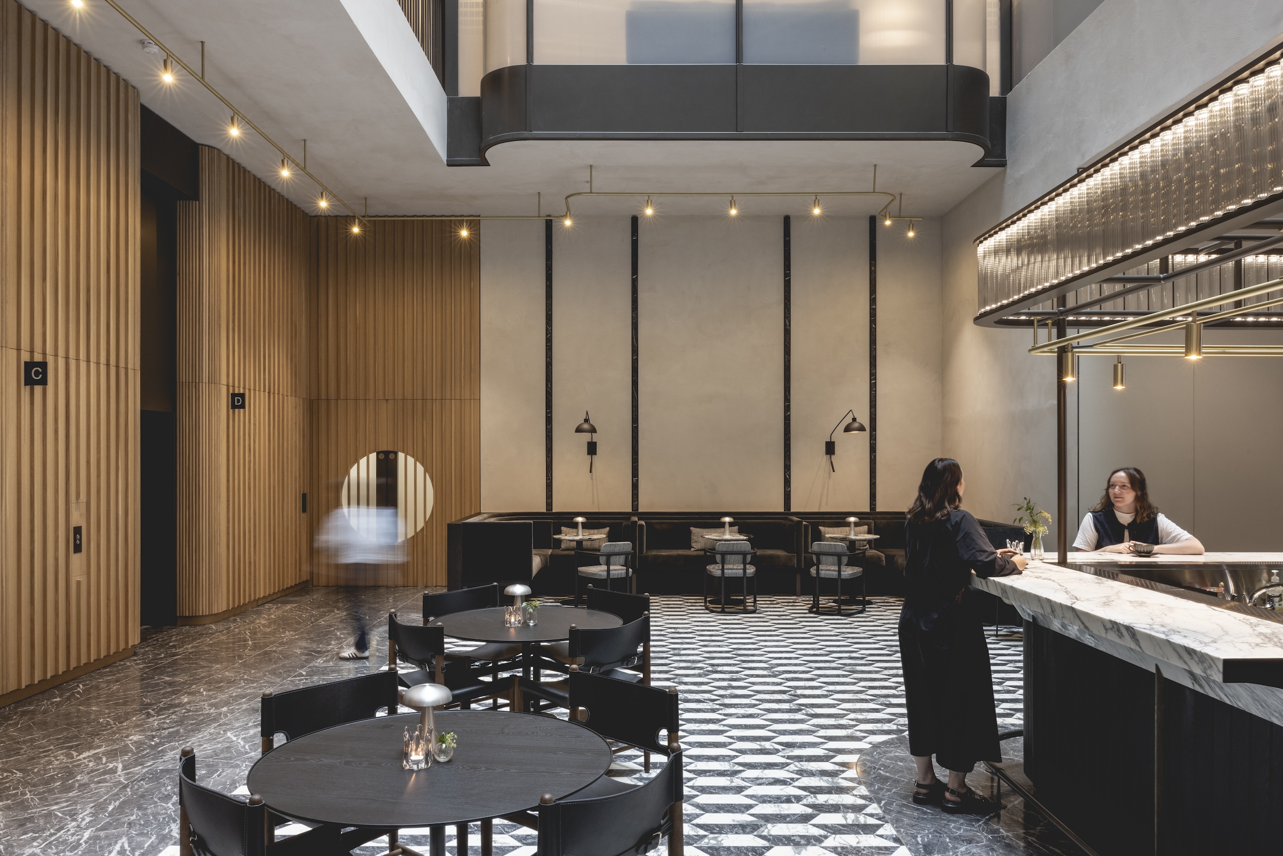 MoreySmith turns transient office reception into vibrant social space ...