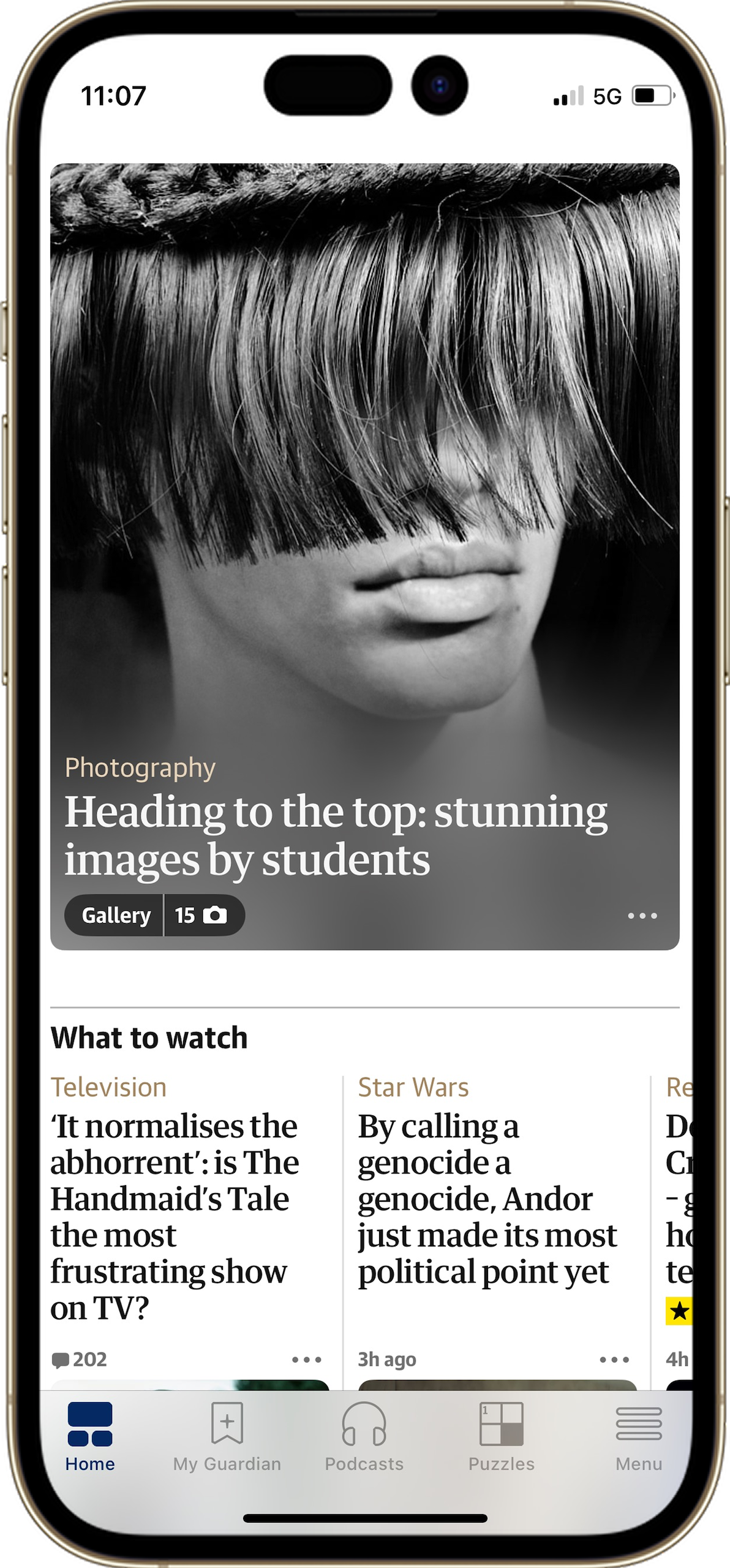 The Guardian's new digital designs for its app and homepage