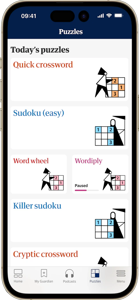 The new Guardian app