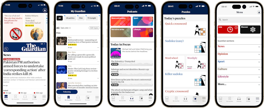 The Guardian unveils redesigned app and homepage The Guardian unveils redesigned app and homepage