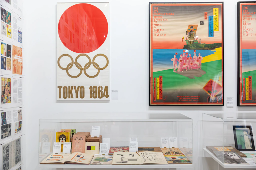 Fracture: A History of Japanese Graphic Design exhibition shot. Photo by Kyle Broyles.